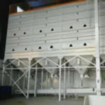 Small steel grain square silo
